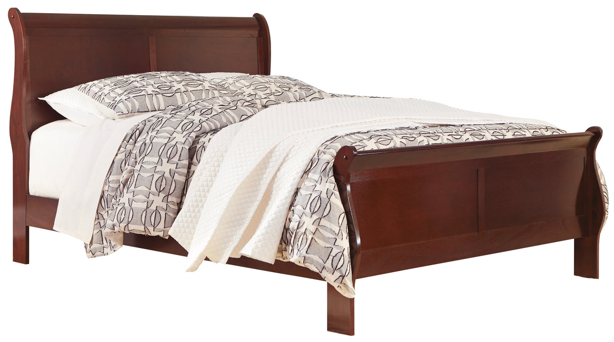 Alisdair Reddish Brown Sleigh Bedroom Set from Ashley - Luna Furniture