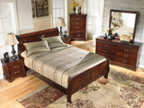 Alisdair Reddish Brown Sleigh Bedroom Set from Ashley - Luna Furniture