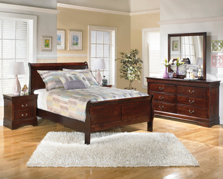 Alisdair Reddish Brown Youth Sleigh Bedroom Set from Ashley - Luna Furniture