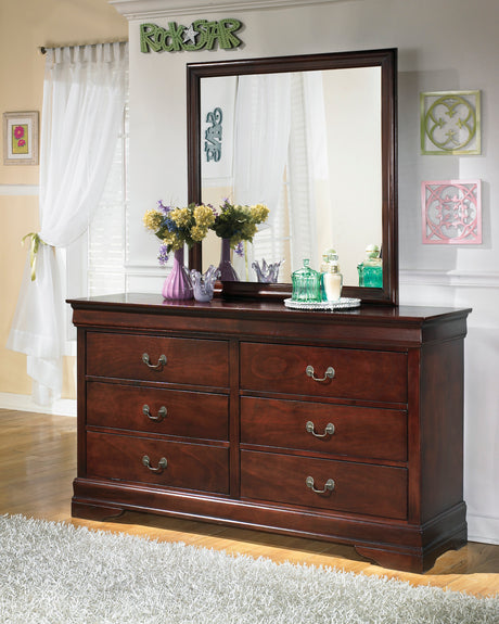 Alisdair Reddish Brown Youth Sleigh Bedroom Set from Ashley - Luna Furniture
