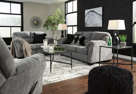 Allmaxx Pewter Living Room Set from Ashley - Luna Furniture
