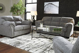Allmaxx Pewter Living Room Set from Ashley - Luna Furniture