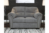 Allmaxx Pewter Loveseat from Ashley - Luna Furniture