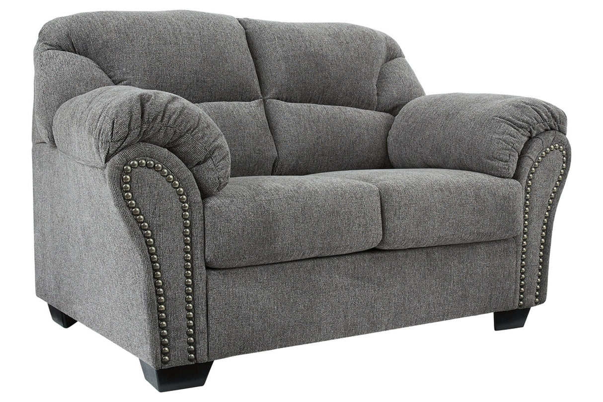 Allmaxx Pewter Loveseat from Ashley - Luna Furniture