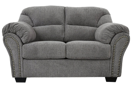 Allmaxx Pewter Loveseat from Ashley - Luna Furniture