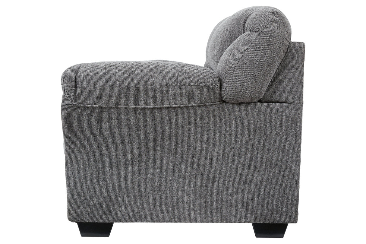 Allmaxx Pewter Loveseat from Ashley - Luna Furniture