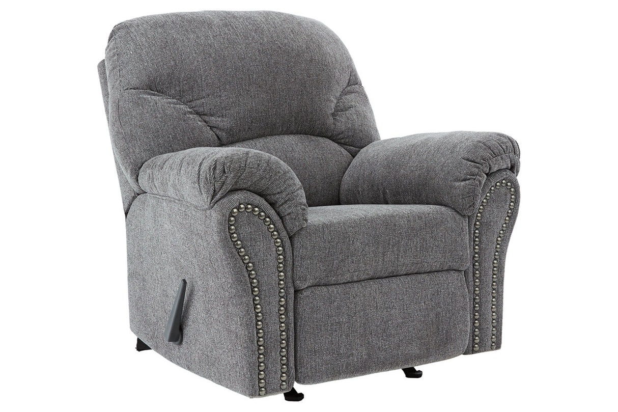 Allmaxx Pewter Recliner from Ashley - Luna Furniture