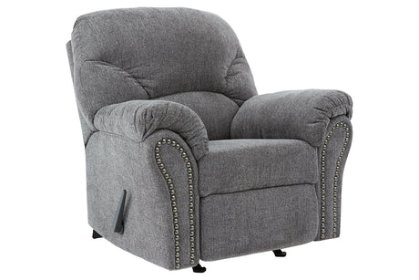 Allmaxx Pewter Recliner from Ashley - Luna Furniture