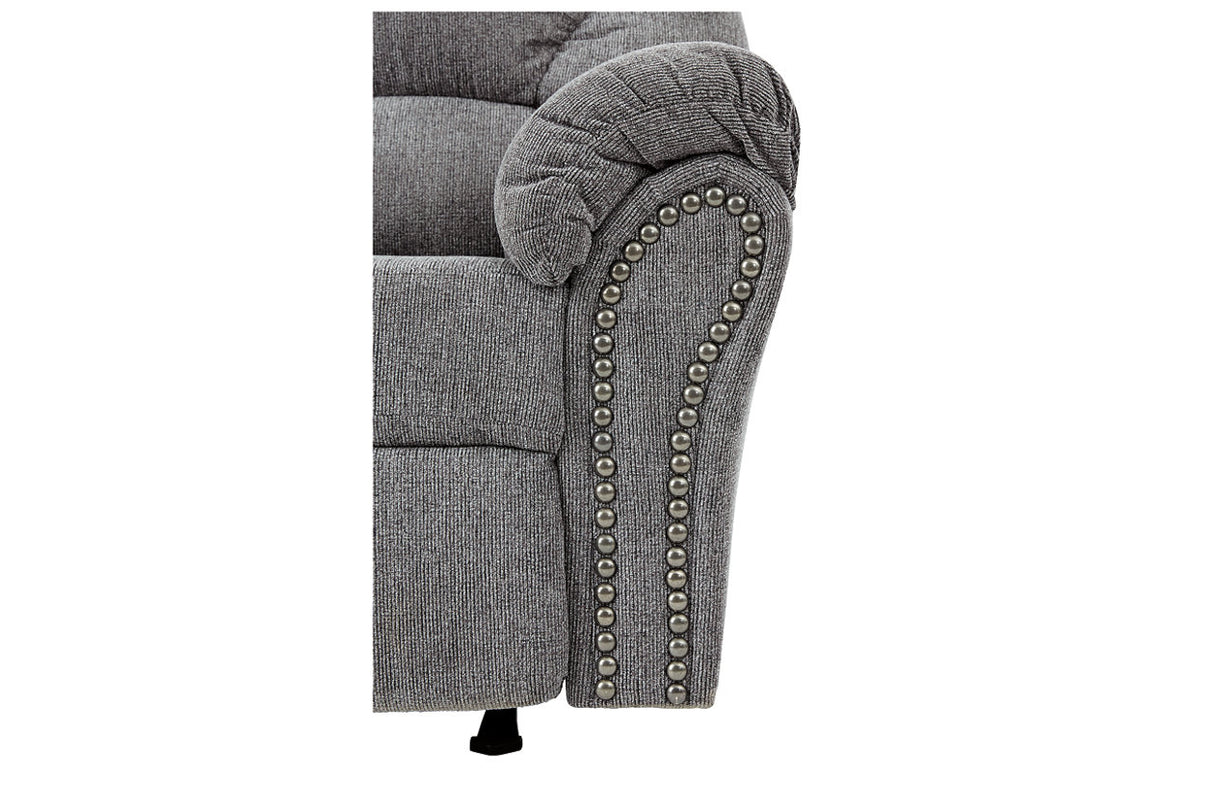 Allmaxx Pewter Recliner from Ashley - Luna Furniture