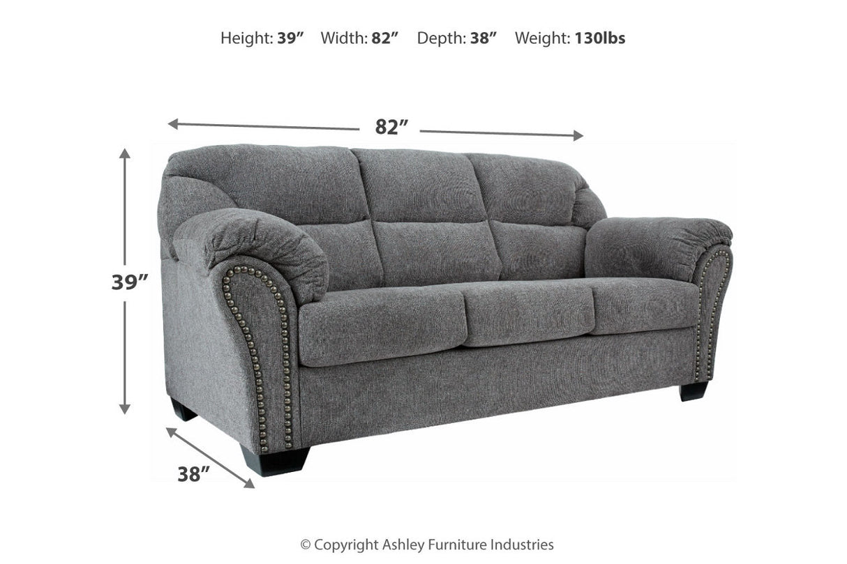 Allmaxx Pewter Sofa from Ashley - Luna Furniture