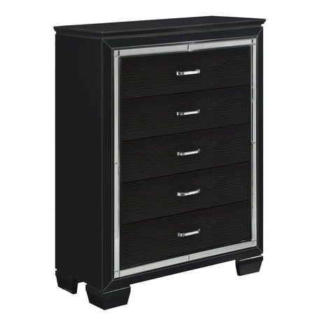 Allura Black Chest from Homelegance - Luna Furniture
