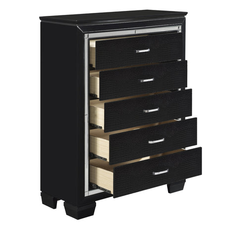 Allura Black Chest from Homelegance - Luna Furniture