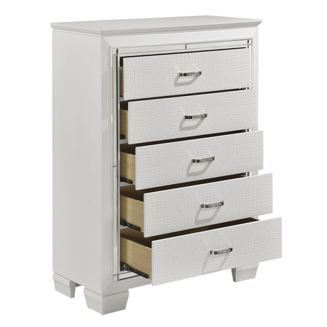 Allura White Chest from Homelegance - Luna Furniture