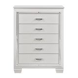 Allura White LED Upholstered Panel Youth Bedroom Set from Homelegance - Luna Furniture