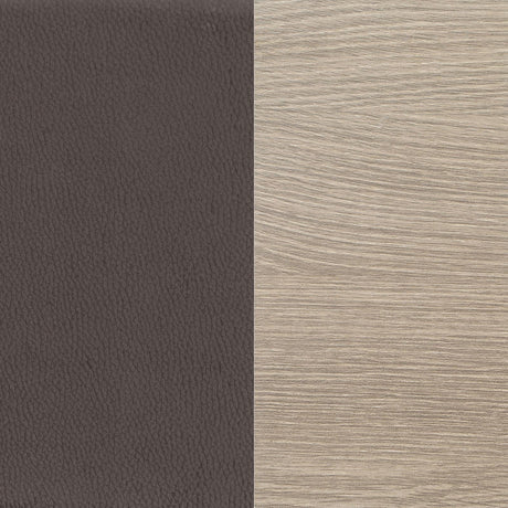 Aloma Dark Brown Armless Tufted Accent Chair from Coaster - Luna Furniture