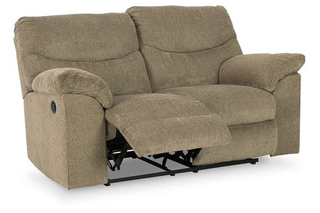 Alphons Briar Reclining Loveseat from Ashley - Luna Furniture