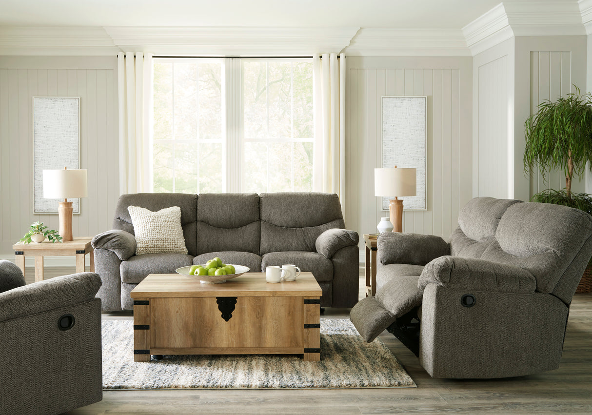 Alphons Putty Reclining Living Room Set from Ashley - Luna Furniture