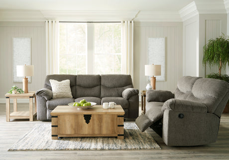 Alphons Putty Reclining Living Room Set from Ashley - Luna Furniture