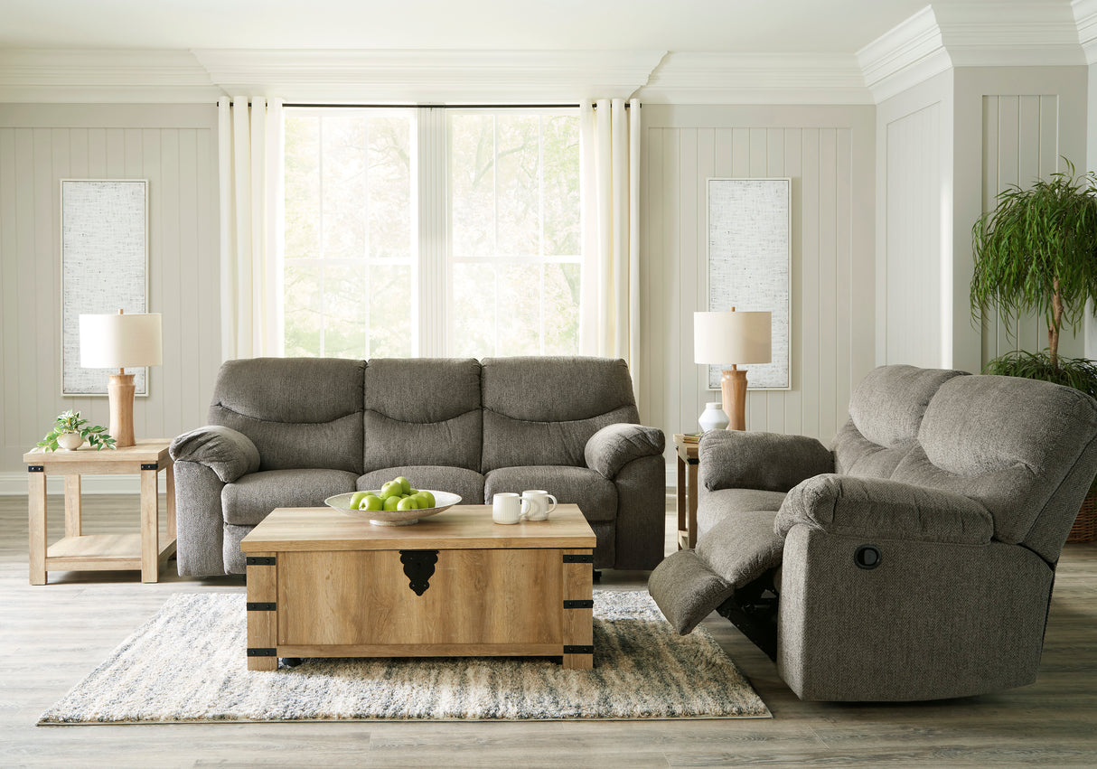 Alphons Putty Reclining Living Room Set from Ashley - Luna Furniture