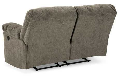 Alphons Putty Reclining Loveseat from Ashley - Luna Furniture