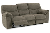 Alphons Putty Reclining Sofa from Ashley - Luna Furniture