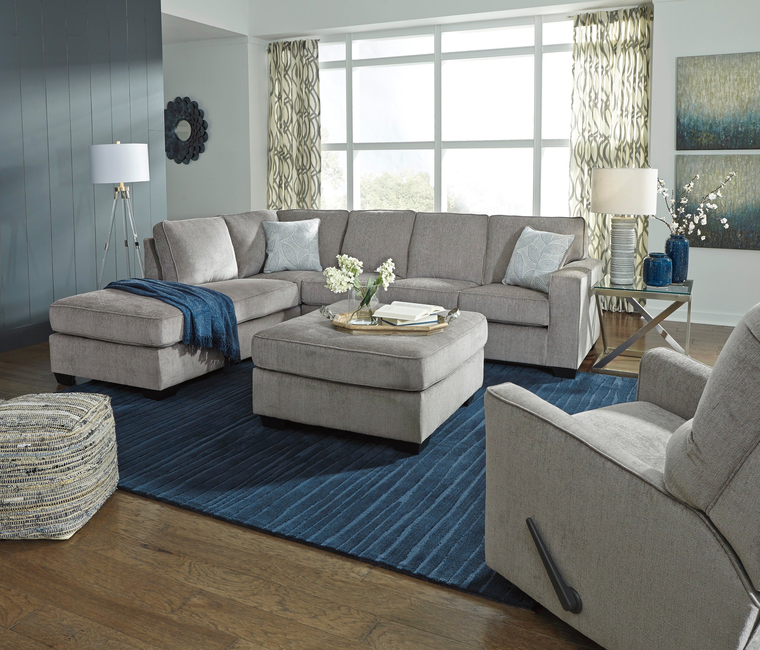 Ashley Altari Alloy 2-Piece Sectional with Chaise – Luna Furniture