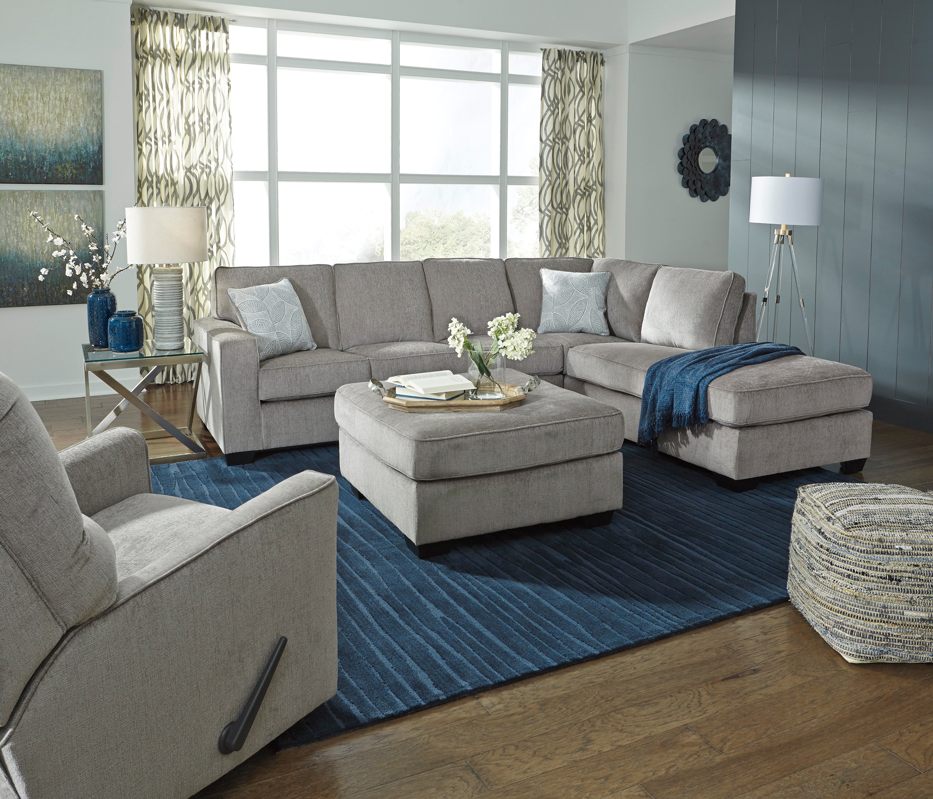 Altari Alloy RAF Full Sleeper Sectional - Luna Furniture
