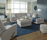 Altari Alloy 2-Piece RAF Chaise Sleeper Sectional from Ashley - Luna Furniture
