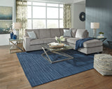 Altari Alloy 2-Piece RAF Chaise Sleeper Sectional from Ashley - Luna Furniture
