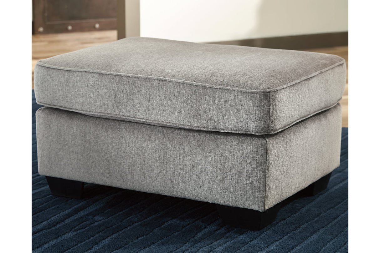 Altari Alloy Ottoman from Ashley - Luna Furniture