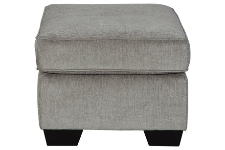 Altari Alloy Ottoman from Ashley - Luna Furniture