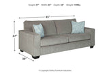 Altari Alloy Queen Sofa Sleeper from Ashley - Luna Furniture