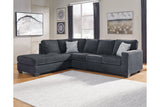 Altari Slate 2-Piece LAF Chaise Sectional from Ashley - Luna Furniture
