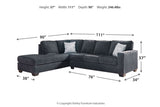 Altari Slate 2-Piece LAF Chaise Sectional from Ashley - Luna Furniture