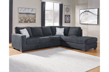 Altari Slate 2-Piece RAF Chaise Sectional from Ashley - Luna Furniture