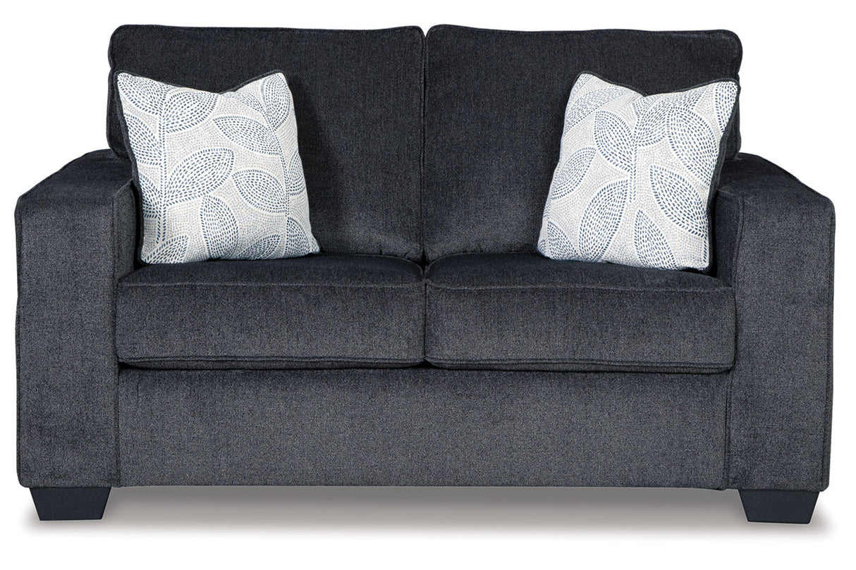Altari Slate Loveseat from Ashley - Luna Furniture