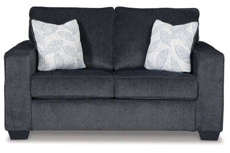 Altari Slate Loveseat from Ashley - Luna Furniture