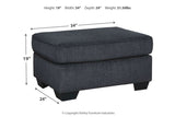 Altari Slate Ottoman from Ashley - Luna Furniture