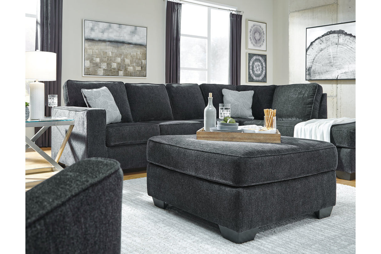 Altari Slate Oversized Accent Ottoman from Ashley - Luna Furniture