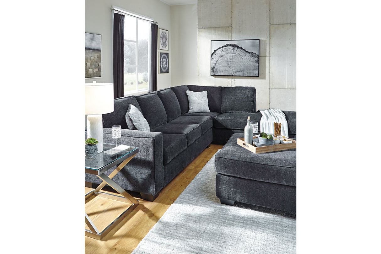 Altari Slate Oversized Accent Ottoman from Ashley - Luna Furniture