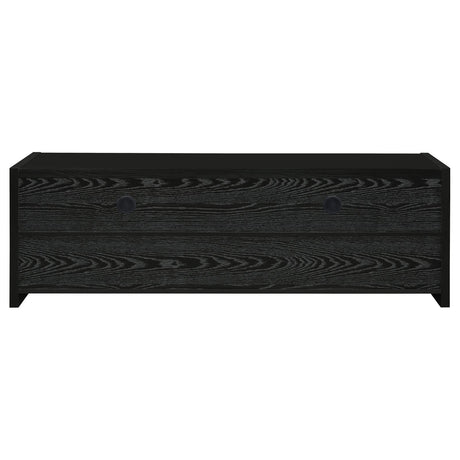 Alton Black Oak 62" 3-Drawer TV Console from Coaster - Luna Furniture