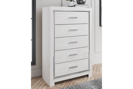 Altyra White Chest of Drawers from Ashley - Luna Furniture