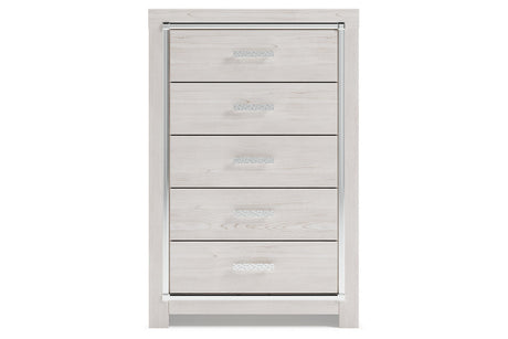 Altyra White Chest of Drawers from Ashley - Luna Furniture