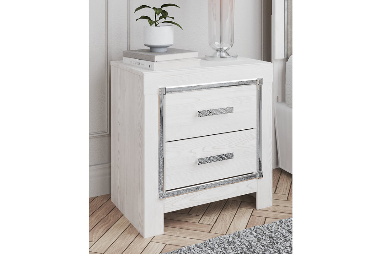 Altyra White Nightstand from Ashley - Luna Furniture