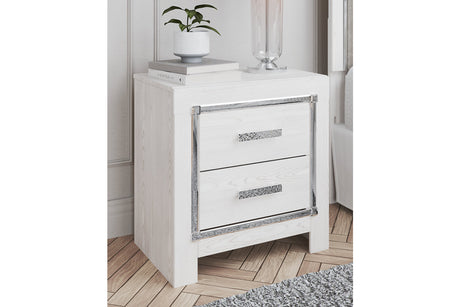 Altyra White Nightstand from Ashley - Luna Furniture