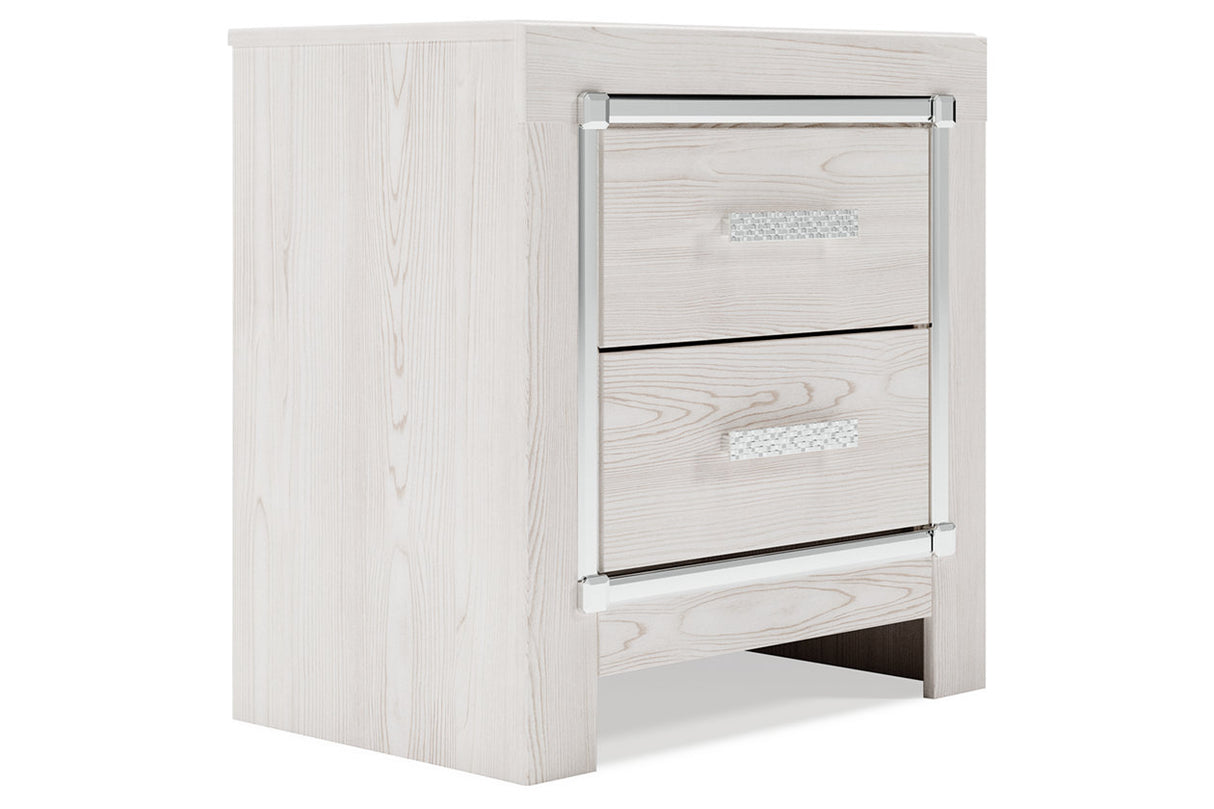 Altyra White Nightstand from Ashley - Luna Furniture