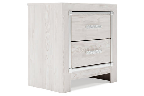 Altyra White Nightstand from Ashley - Luna Furniture