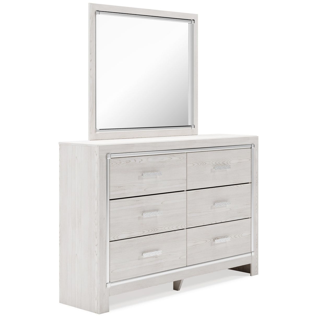 Altyra White Upholstered LED Panel Bedroom Set from Ashley - Luna Furniture