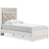 Altyra White Upholstered LED Youth Panel Bedroom Set from Ashley - Luna Furniture