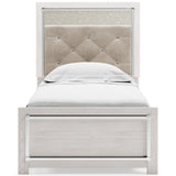 Altyra White Upholstered LED Youth Panel Bedroom Set from Ashley - Luna Furniture